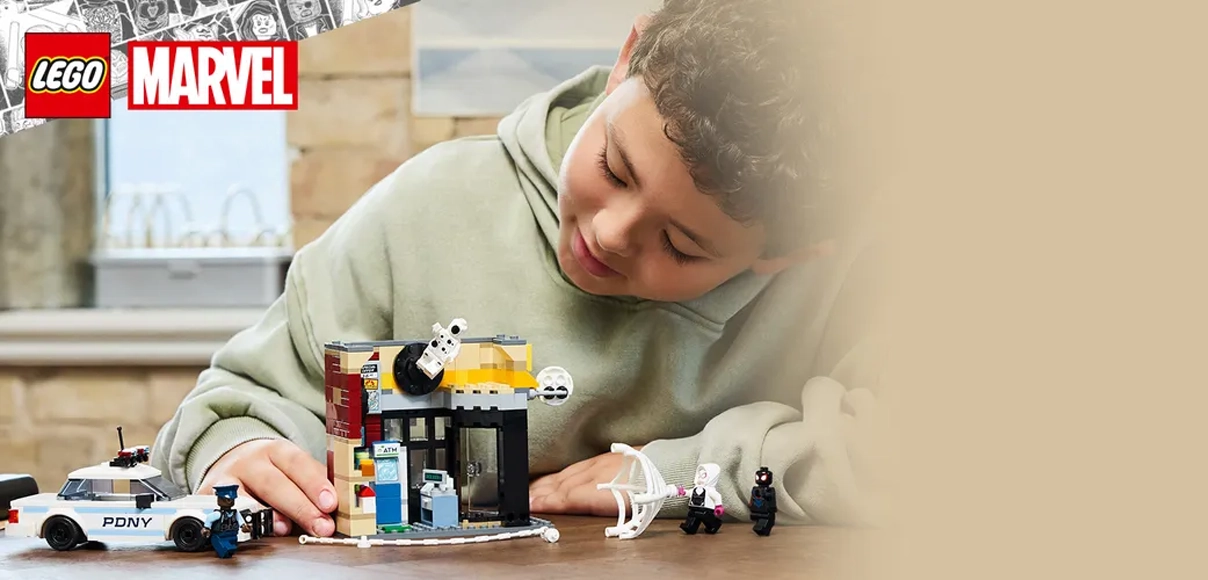 HERO LEGO® Marvel 76311 Spider-Verse: Miles Morales vs. Škvrna.