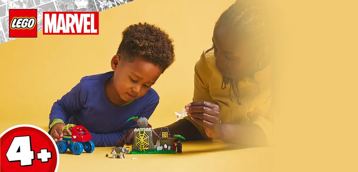 Hero LEGO® Marvel Spidey a jeho fantastickí priatelia 11199 Spideyho tím a záchrana dinosaurov s truckom.