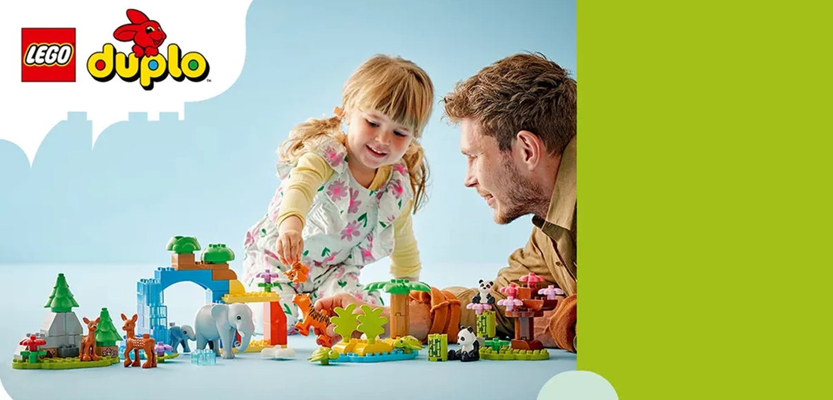 HERO LEGO® DUPLO® 10460 Zelená podložka na stavanie.