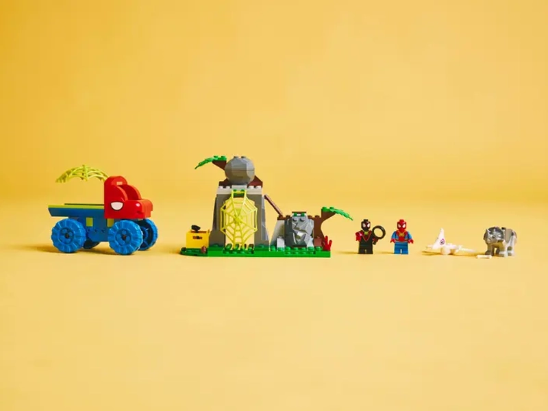 Stavebnica LEGO® Marvel Spidey a jeho fantastickí priatelia 11199 Spideyho tím a záchrana dinosaurov s truckom.