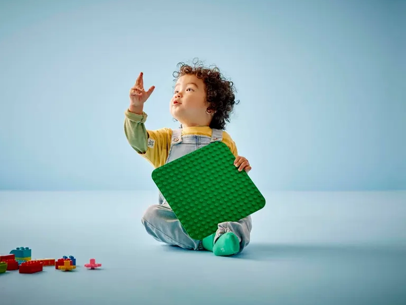 Stavebnica LEGO® DUPLO® 10460 Zelená podložka na stavanie.