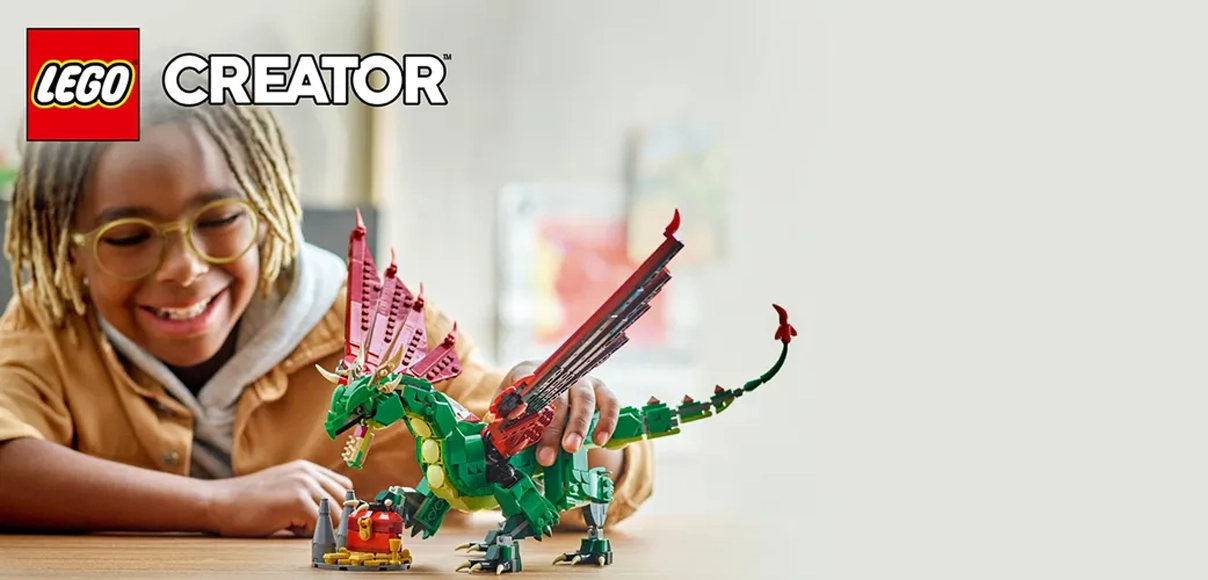 Hero LEGO® Creator 3 v 1 31161 Stredoveký drak.