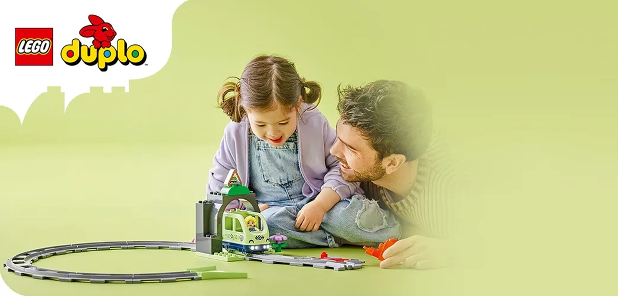 HERO LEGO® DUPLO® 10425 Železničný tunel a koľajnice – rozširujúca sada.