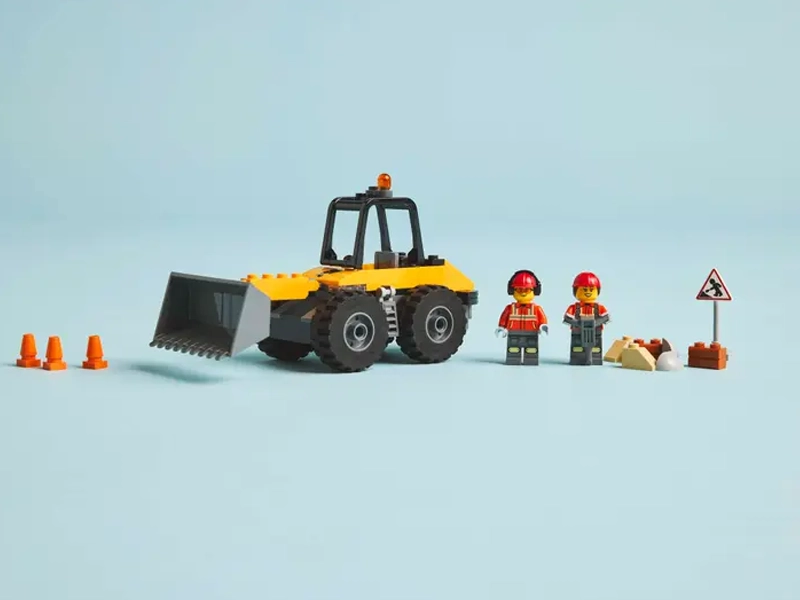 LEGO® City 60450 Žltý stavebný lopatový nakladač.