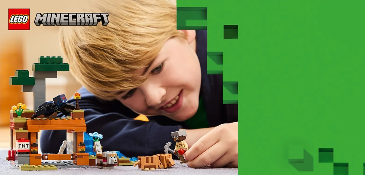 HERO LEGO® Minecraft® 21269 Výprava do bane a pásovec.