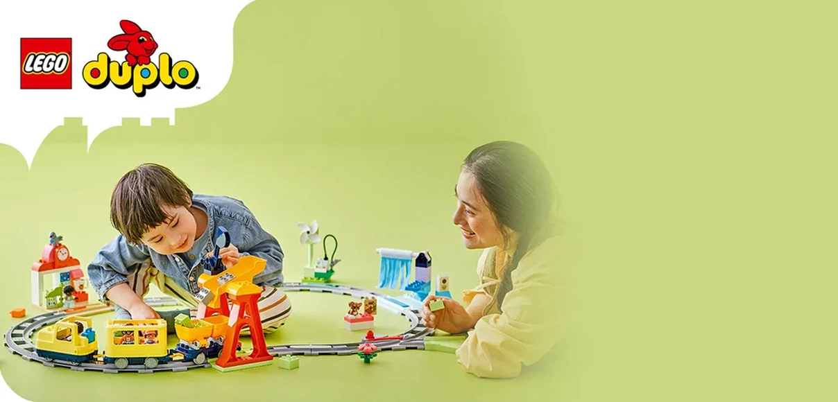 HERO LEGO® DUPLO® 10428 Veľký interaktívny komunitný vláčik.
