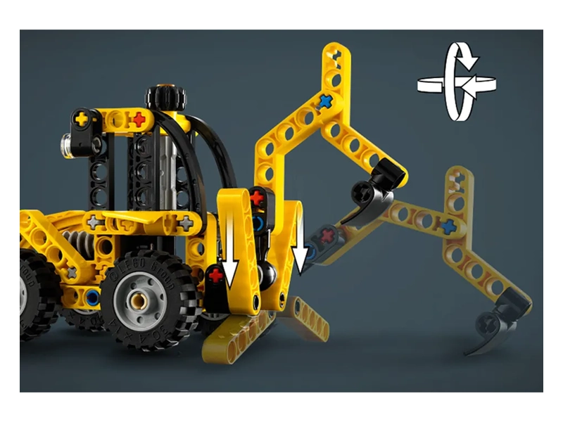 LEGO 42197 Zadný nakladač.