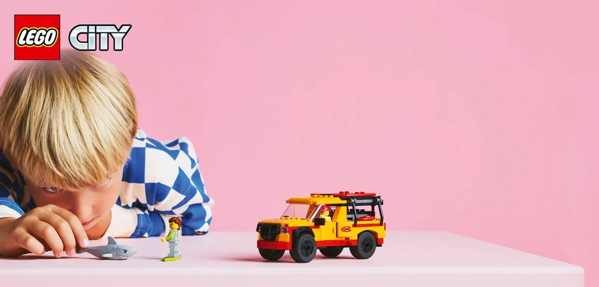 HERO LEGO® City 60453 Záchranné auto pre plavčíka.