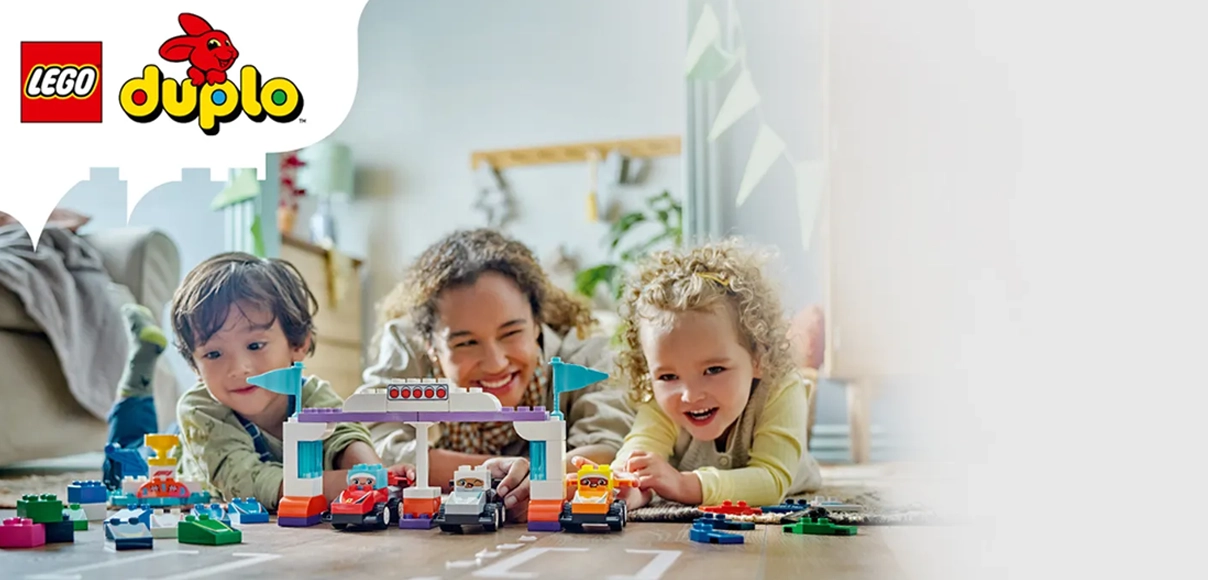 HERO LEGO® DUPLO® 10445 Pretekárske autá a šoféri tímu F1®.
