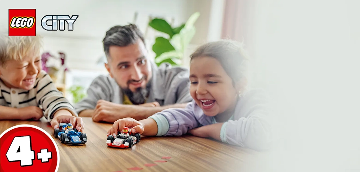 HERO LEGO® City 60464 Pretekárske autá F1® Williams Racing a Haas F1®.