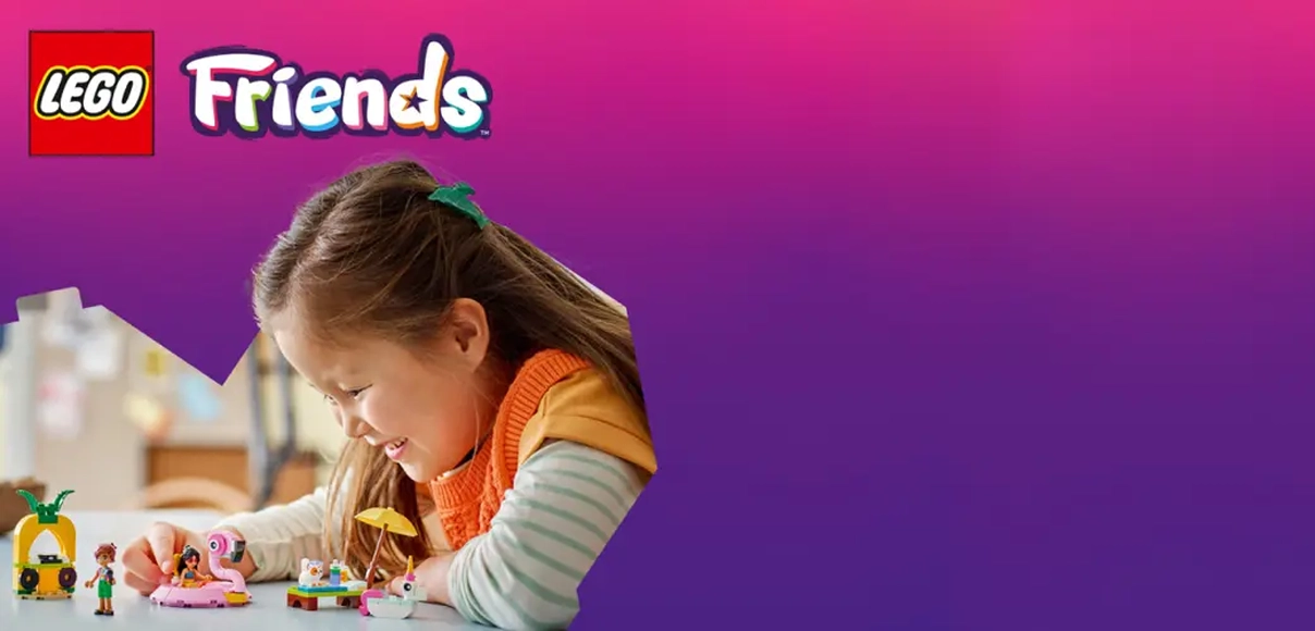 Hero LEGO Friends 42658 Zábava pri bazéne s jednorožcom a plameniakom