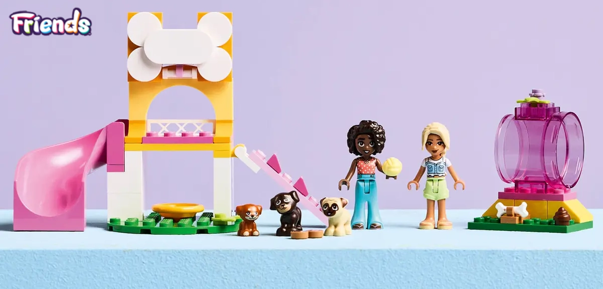 Hero LEGO Friends 42665 Ihrisko pre šteniatka
