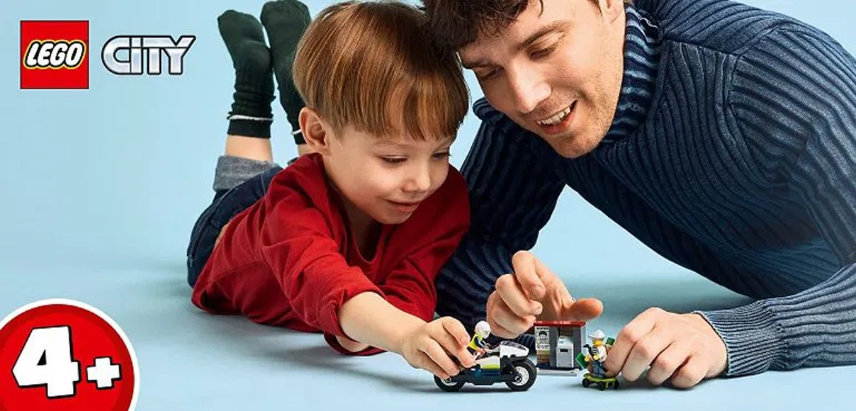 HERO LEGO City 60455 Naháňačka na policajnej motorke