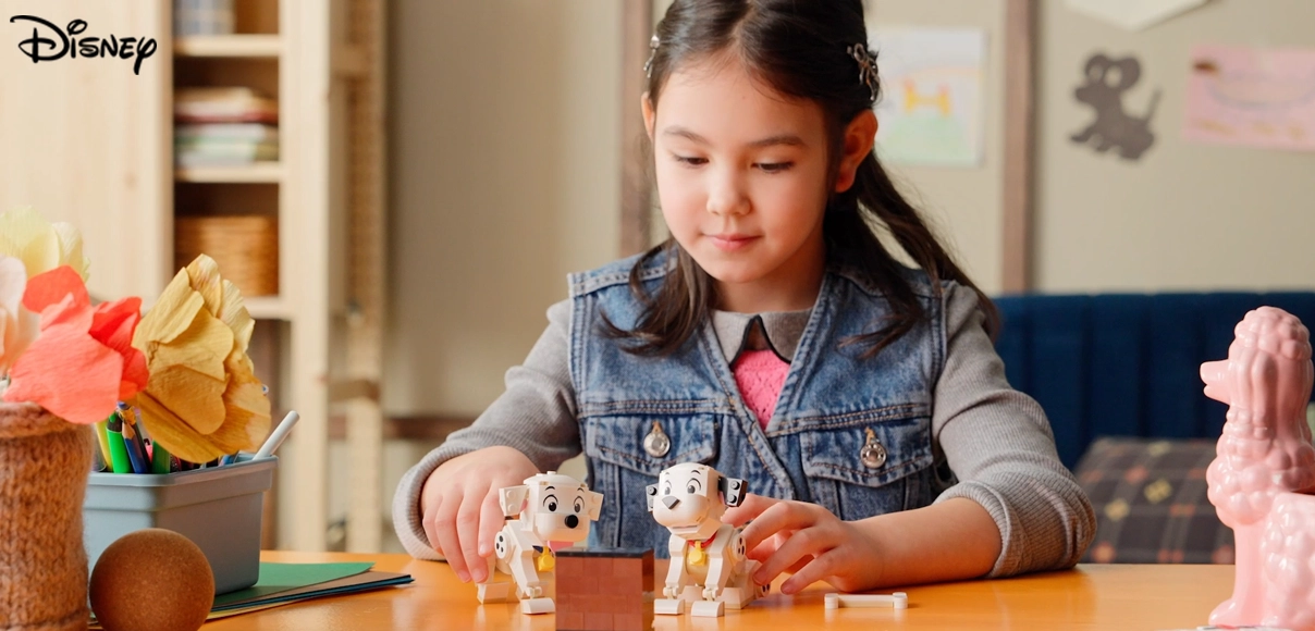 HERO LEGO Disney Šteniatka Lucky a Penny z filmu 101 dalmatíncov