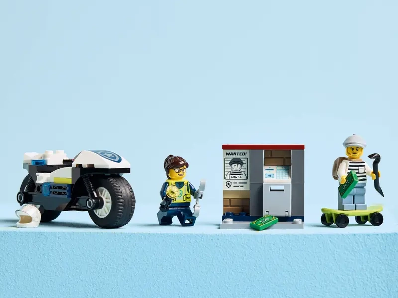 LEGO City 60455 Naháňačka na policajnej motorke