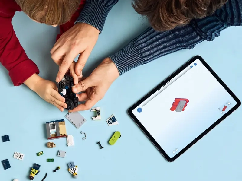 Stavebnica LEGO City 60455 Naháňačka na policajnej motorke