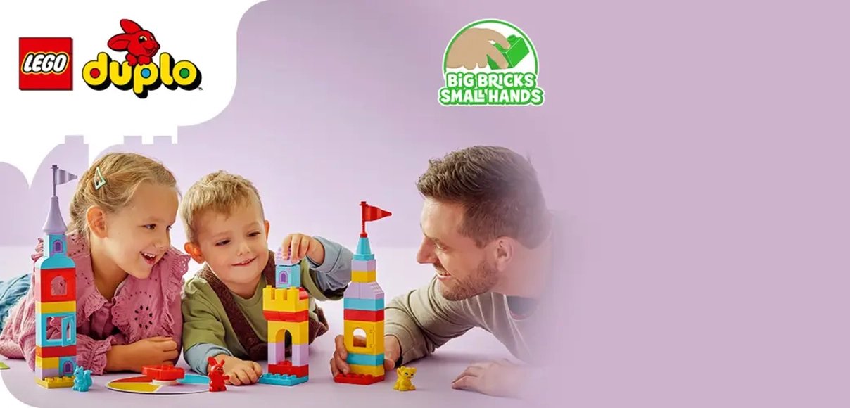 HERO LEGO® DUPLO® 10450 Hopsy a hra s hradom