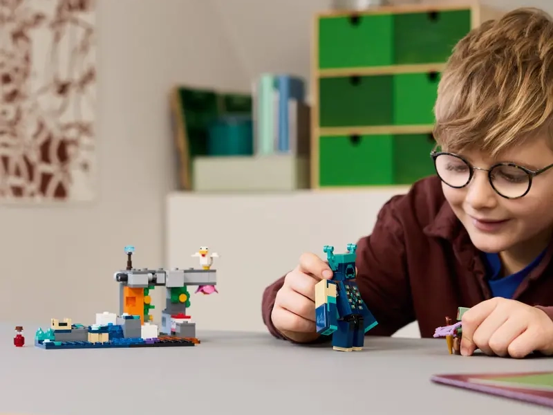 LEGO® Minecraft® Stretnutie so Strážcom