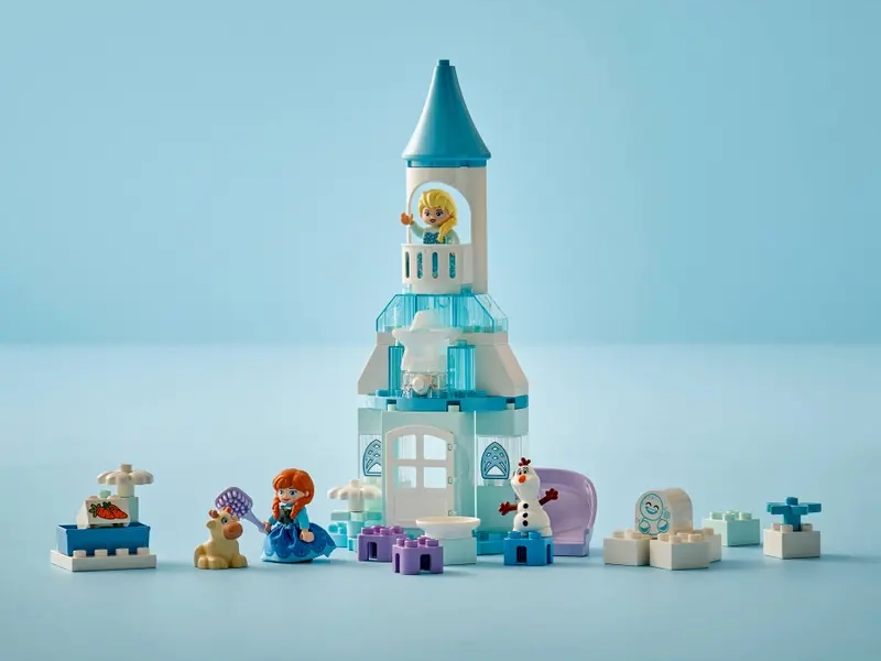 Stavebnica LEGO® DUPLO®  Disney 10455 Ľadové kráľovstvo: Anna a Elsa a oslava na hrade