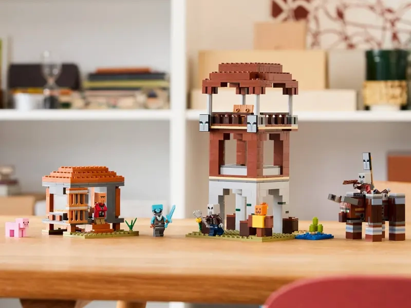 LEGO® Minecraft® 21278 Základňa plieniteľov a Ničiteľ