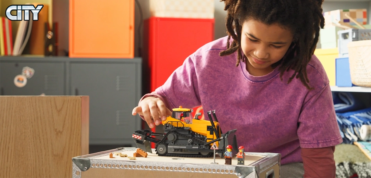 HERO LEGO® City 60466 Žltý buldozér