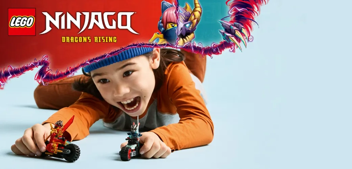 HERO LEGO® NINJAGO® 71838 Kai a preteky na motorke