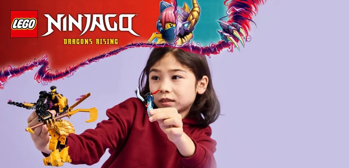 HERO LEGO® NINJAGO® 71839 Arin a bojový robot Spinjitzu