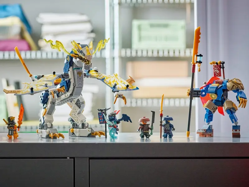 LEGO® NINJAGO® 71843 Rogue a robotický dračí jazdec