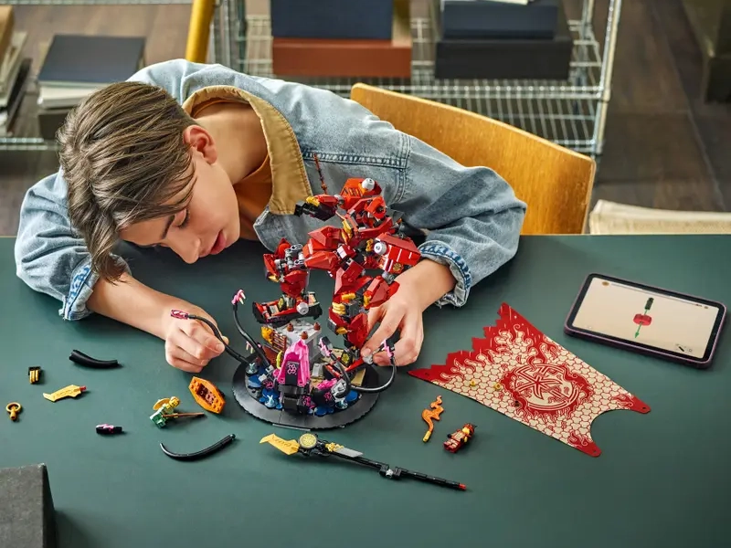 Stavebnica LEGO® NINJAGO® 71846 Robot Ohnivého rytiera