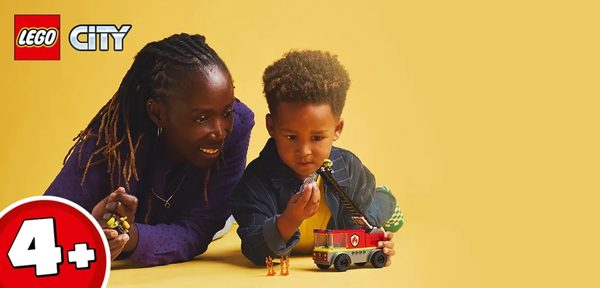 HERO LEGO CITY 60463 Hasičské auto s rebríkom.