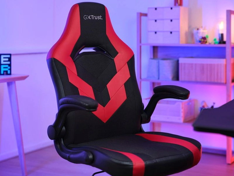 Trust_GXT703BRIYE_red pu koža