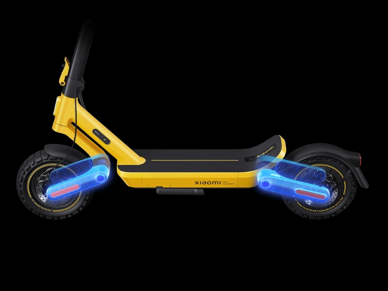 Elektrická kolobežka Xiaomi Electric Scooter 6 Ultra disponuje pokročilým odpružením, ktoré zaistí pohodlnú jazdu.