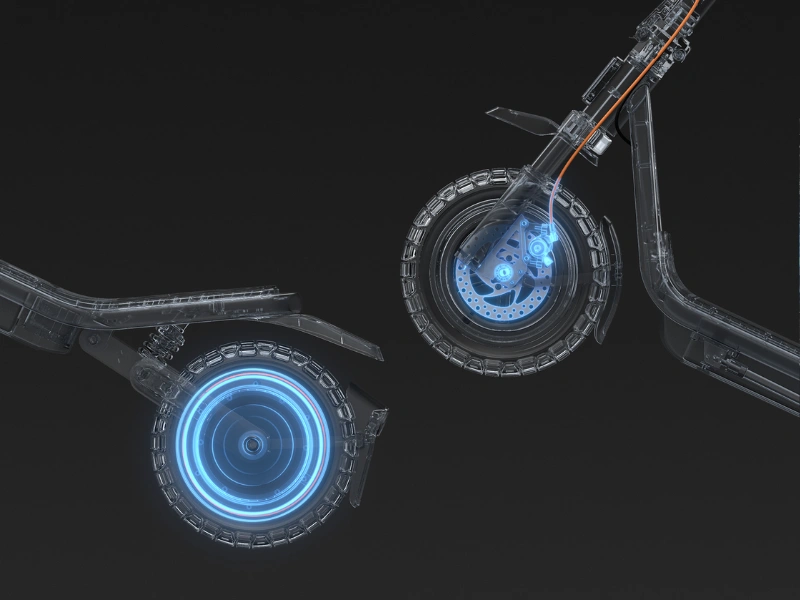 Elektrick&aacute; kolobežka Xiaomi Electric Scooter 6 Pro poskytuje bezpečn&uacute; jazdu na každom ter&eacute;ne.