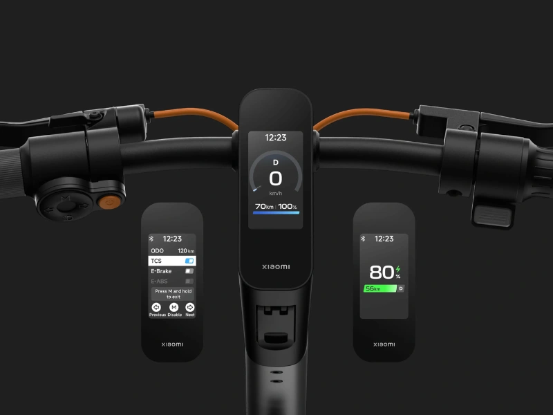 Elektrická kolobežka Xiaomi Electric Scooter 6 Max disponuje so šikovným 3 palcovym displejom