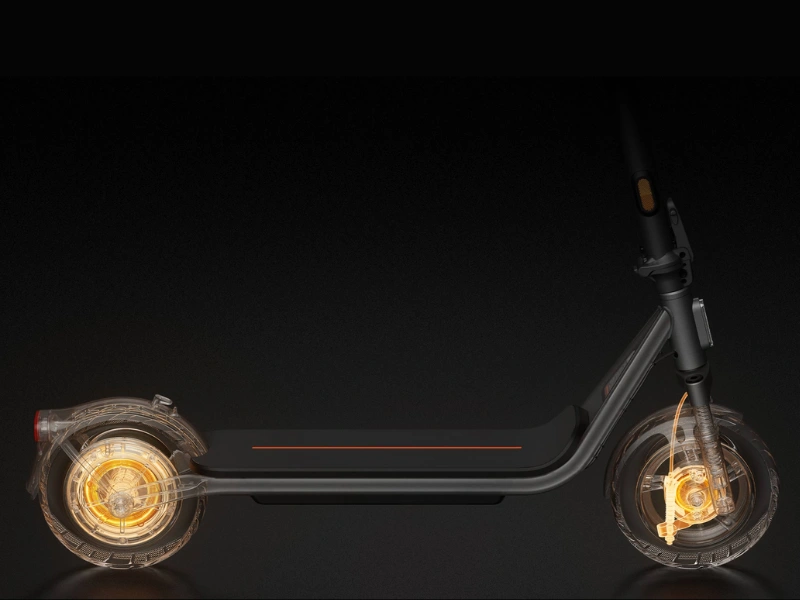 Elektrická kolobežka Xiaomi Electric Scooter 6 Lite poskytuje bezpečnú jazdu na každom teréne.