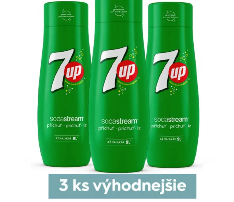 Vychutnaj si nápoj 7UP v originálnej receptúre