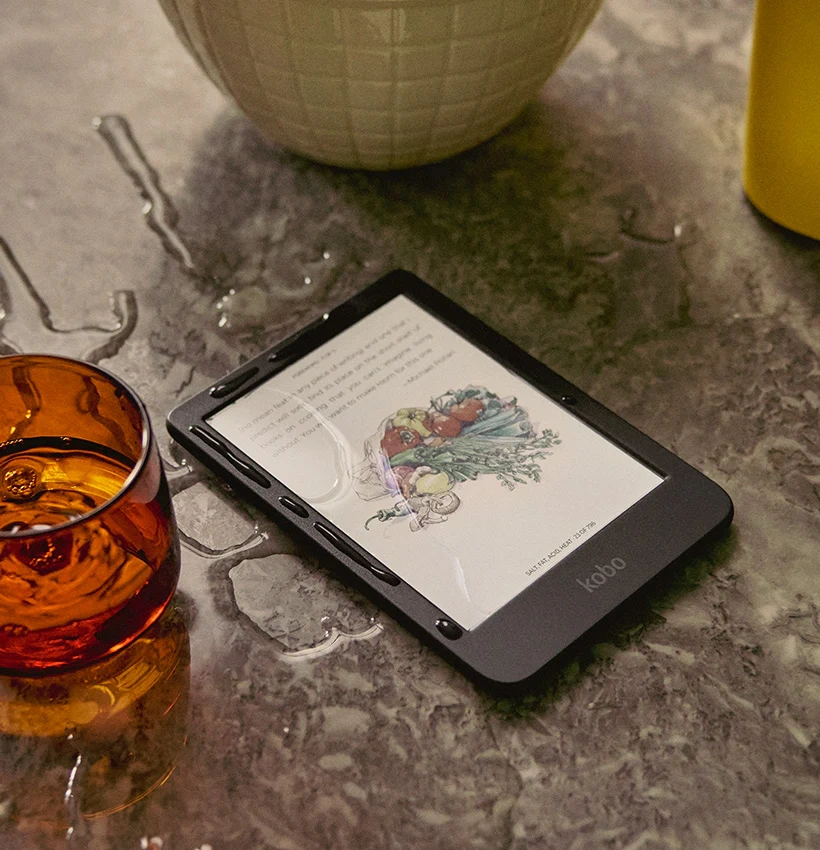 Čítačka kníh Rakuten Kobo Clara Colour White má certifikáciu IPX8
