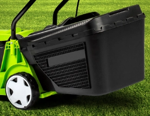Elektrická kosačka Fieldmann FZR 2021-E bohaty objem zberneho kosa