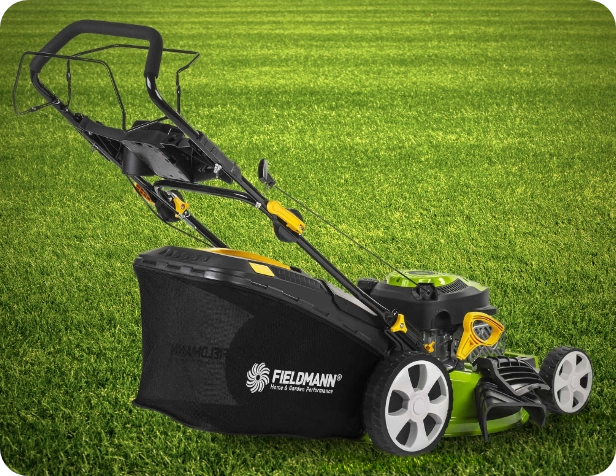 S kosačkou Fieldmann FZR 5316-170B pokojne pokosíte záhradu o ploche do 1800 m².