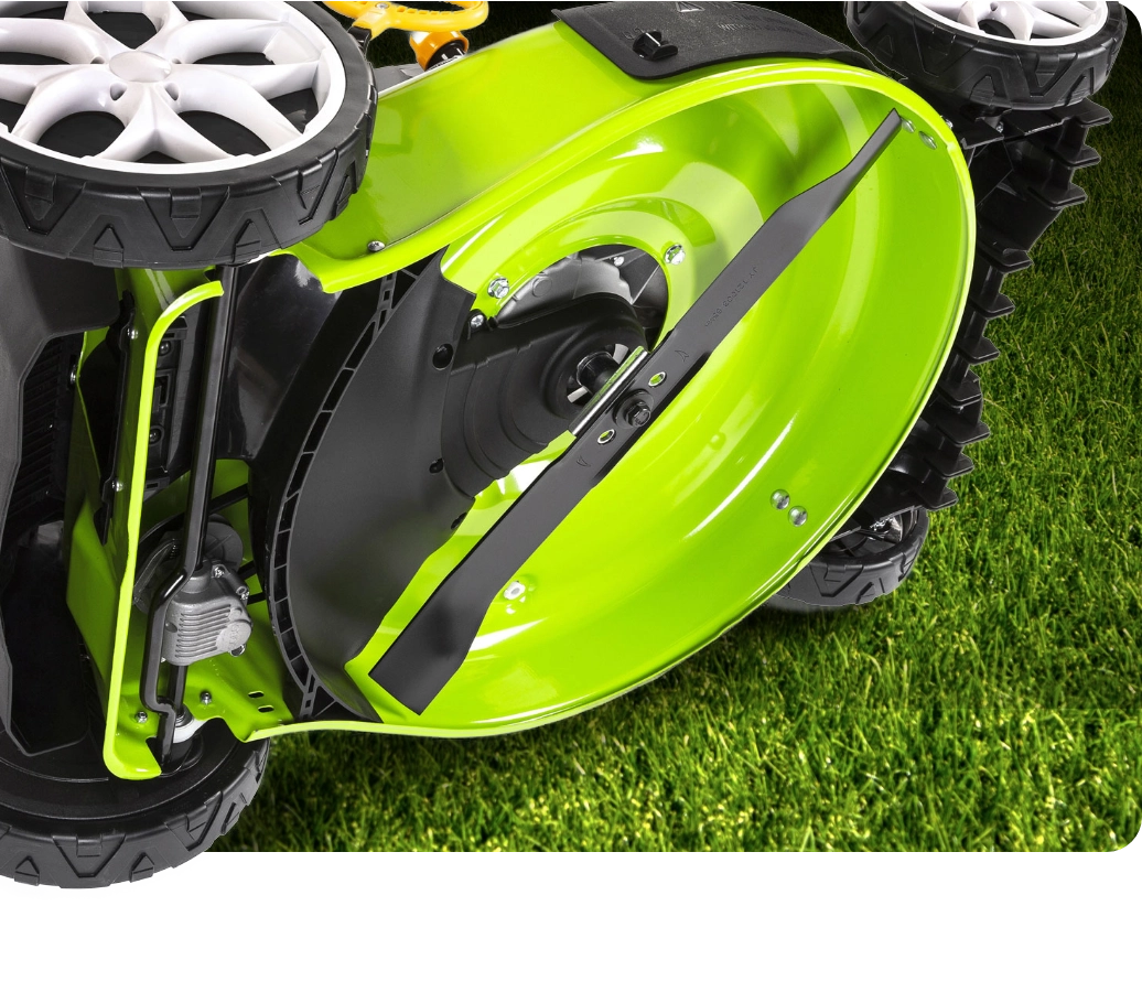 Benzínová kosačka Fieldmann FZR 5611-B s pojazdom siroky zaber kosenia