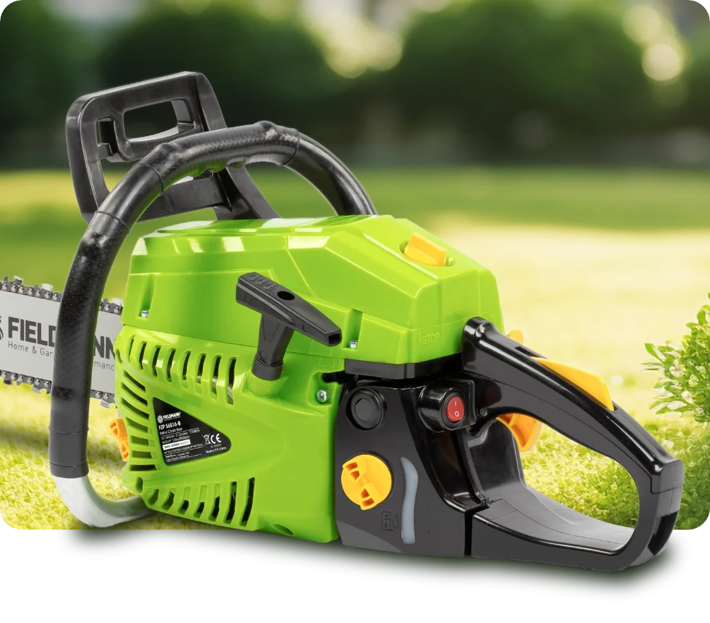 Benzínová reťazová píla Fieldmann FZP 56516-B vysoky vykon bez prerusenia