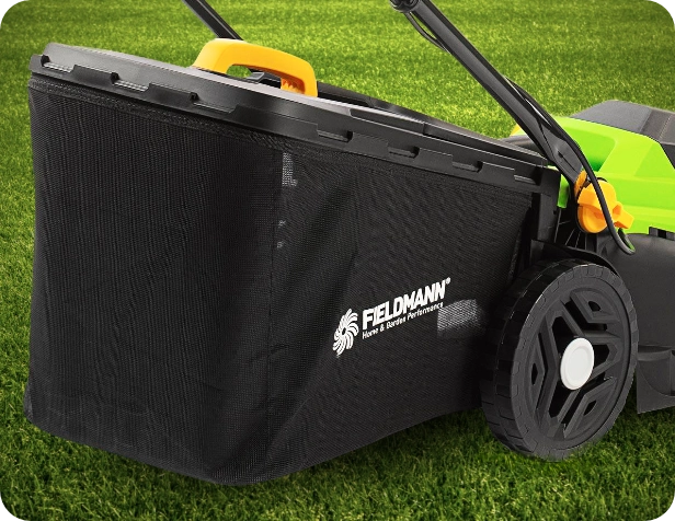 Elektrická kosačka Fieldmann FZR 2037-E objem zberneho kosa