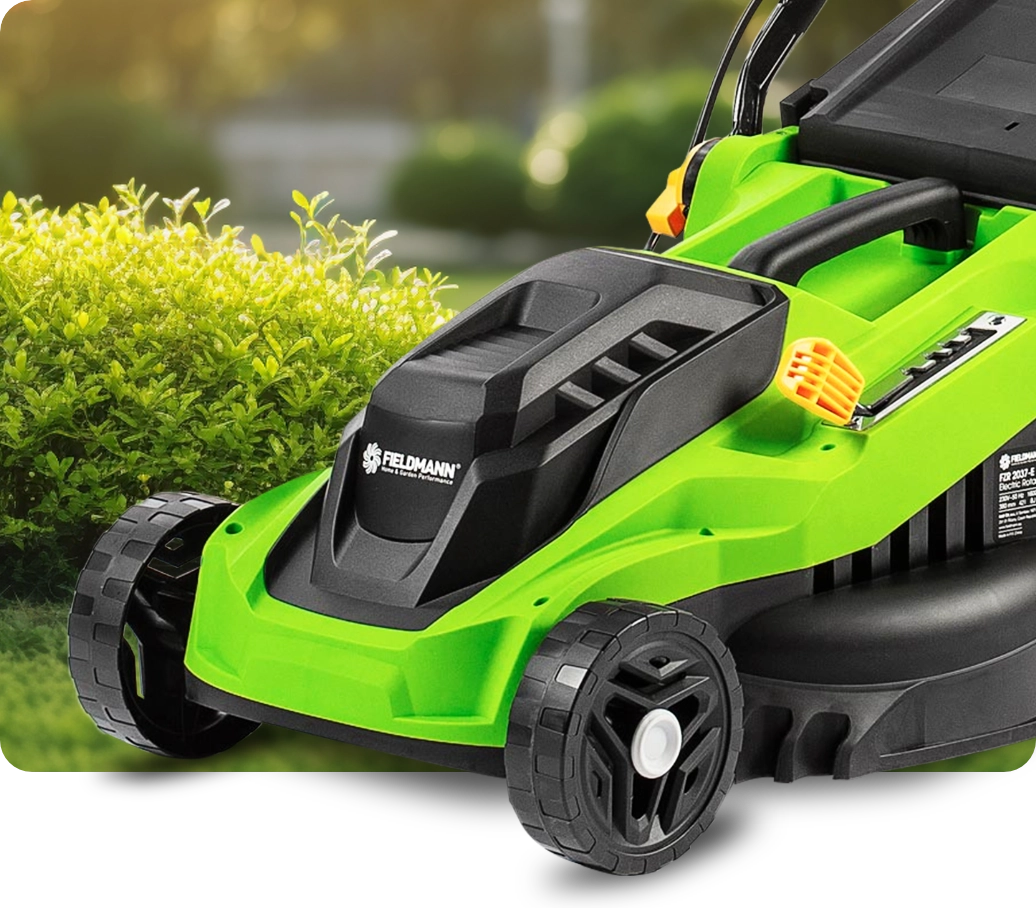 Elektrická kosačka Fieldmann FZR 2037-E dokonala starostlivost