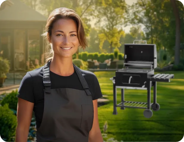 2 kolieska vám umožnia jednoduchú manipuláciu s grilom FZG 1108, takže ho bez námahy premiestnite presne tam, kde ho potrebujete.