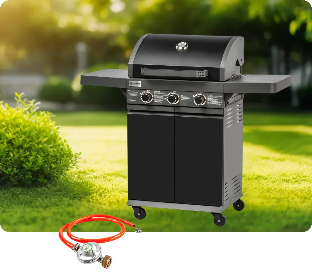 Vychutnajte si mimoriadne rýchle rozpálenie grilu FZG 3006 pomocou plynu.