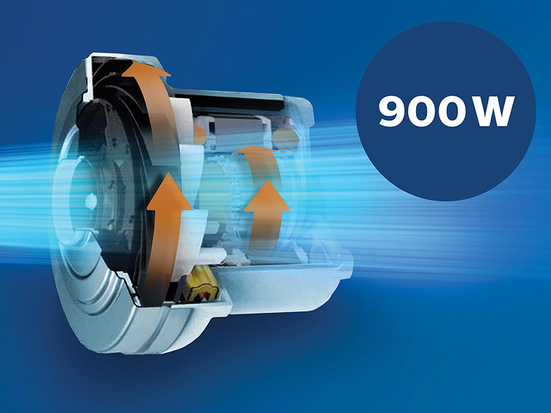 Philips XD5123/10 vysoko výkonný 900 W motor