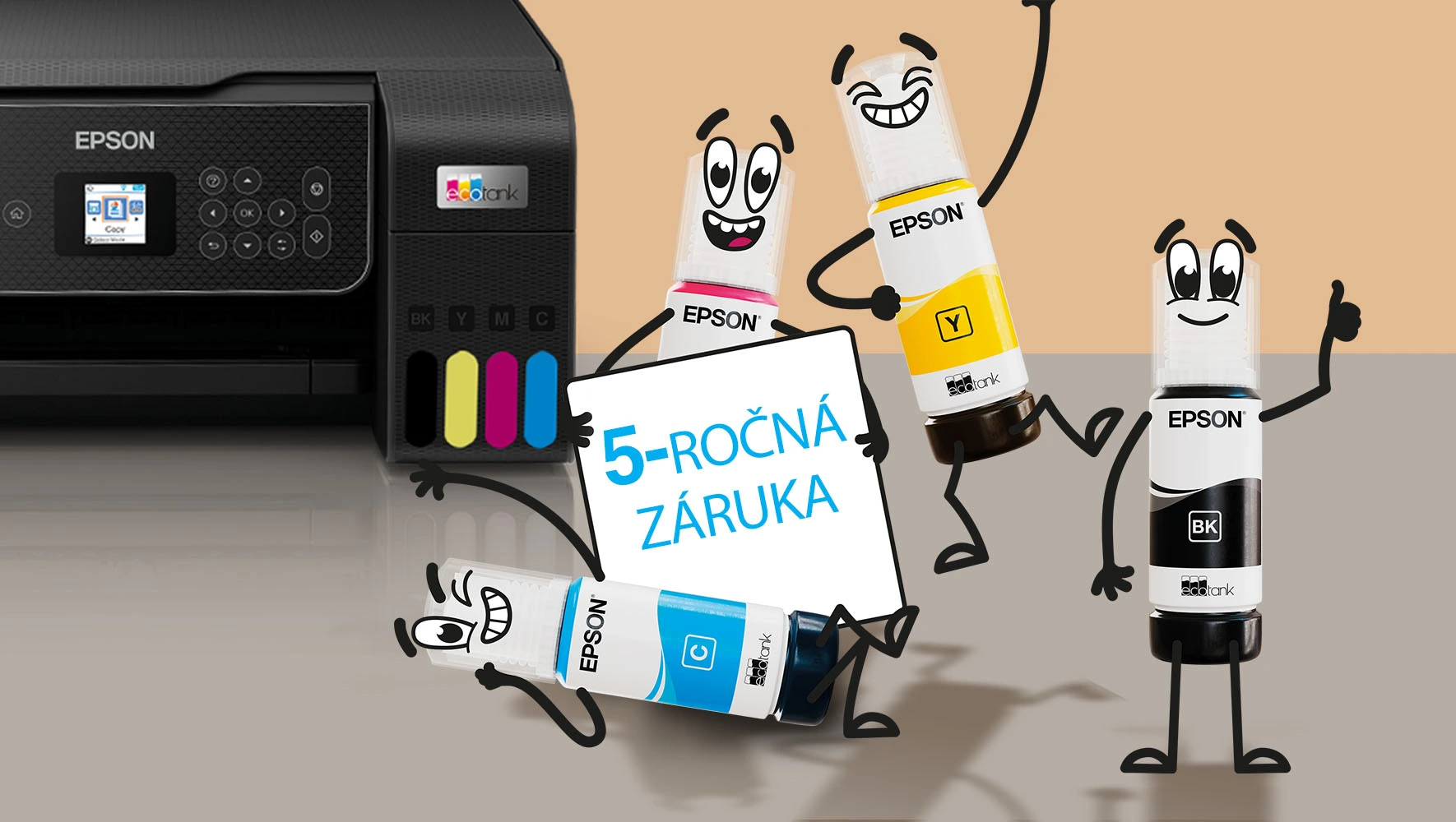 5-ročná záruka Epson EcoTank