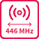 Vysielačky Sencor SMR 601 s frekvenčným pásmom 446 MHz
