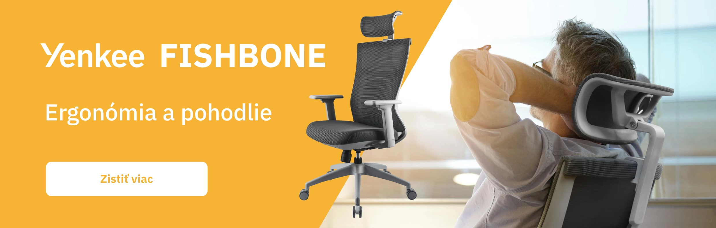 Yenkee Fishbone – ergonómia a pohodlie