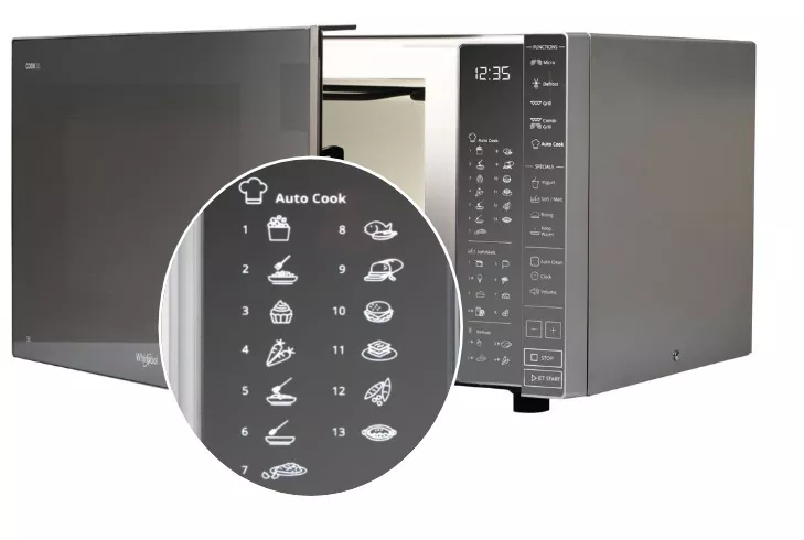 AutoCook Mikrovlnn&aacute; r&uacute;ra s grilom Whirlpool